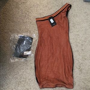Fashion Nova Sexy for Sport One Shoulder Dress Sm